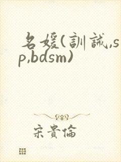名媛(训诫,sp,bdsm)封面