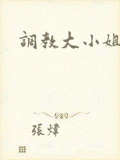 调教大小姐封面