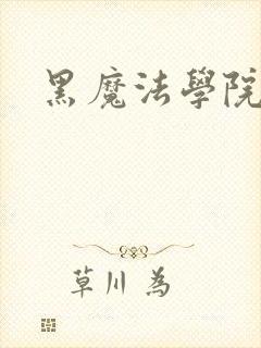 黑魔法学院封面