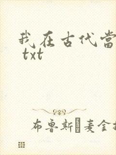 我在古代当王爷 txt封面