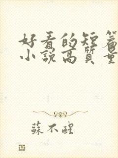 好看的短篇言情小说高质量文笔好