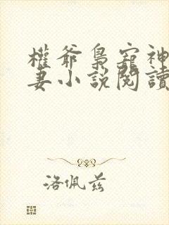 权爷枭宠神秘娇妻小说阅读