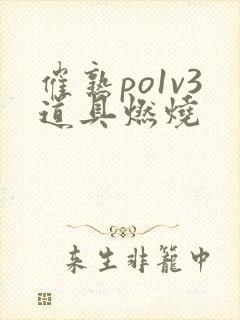 催熟po1v3道具燃烧