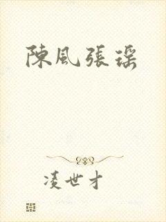 陈风张瑶封面