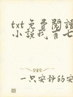 txt免费阅读小说我有七个大佬哥哥