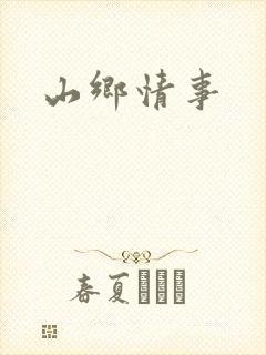 山乡情事封面