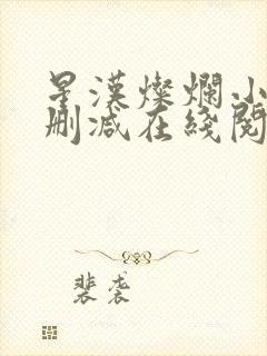 星汉灿烂小说无删减在线阅读