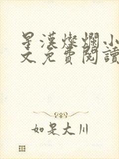 星汉灿烂小说全文免费阅读