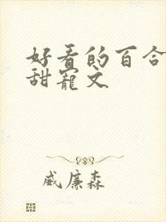 好看的百合小说甜宠文