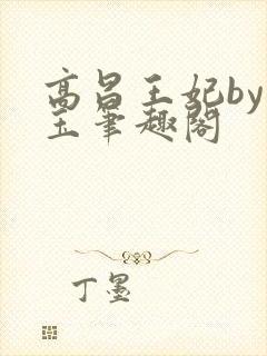 高昌王妃by黛玉笔趣阁