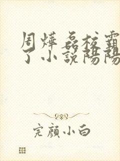 周烨磊校霸被捡了小说阳阳