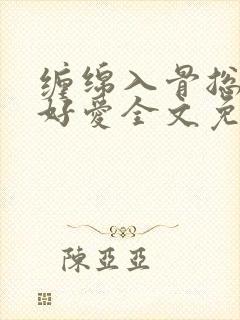 缠绵入骨总裁好好爱全文免费阅读