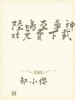 陆鸣至尊神殿txt免费下载