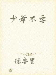 少爷不要