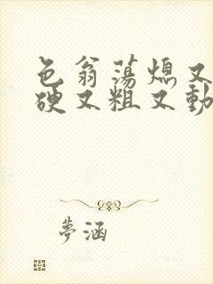 色翁荡熄又大又硬又粗又动态图