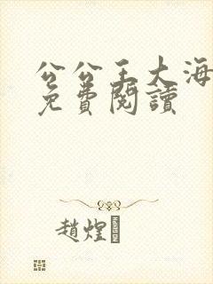 公公王大海芷晴免费阅读