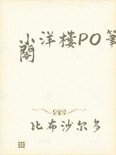 小洋楼PO笔趣阁封面