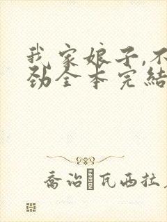 我家娘子,不对劲全本完结免费