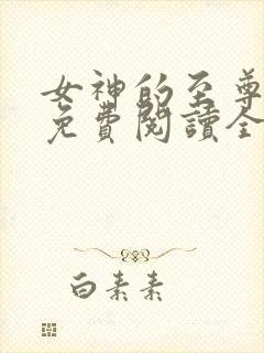 女神的至尊兵王免费阅读全文