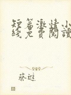 短篇激情小说在线免费阅读