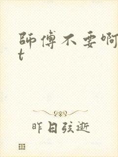 师傅不要啊txt