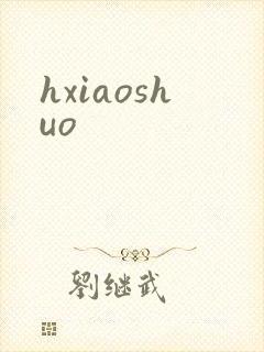 hxiaoshuo封面