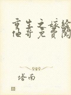 重生之嫁给前任他哥免费阅读封面