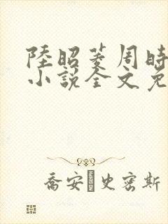 陆昭菱周时阅的小说全文免费阅读封面