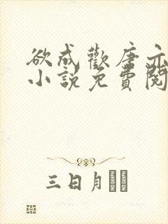 欲成欢唐亦衡的小说免费阅读全文