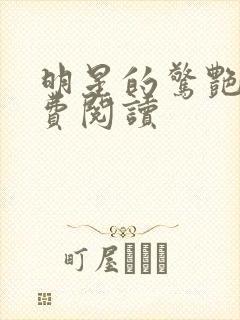 明星的惊艳史免费阅读