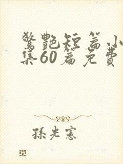 惊艳短篇小说合集60篇免费封面