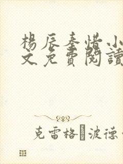 杨辰秦惜小说全文免费阅读最新封面