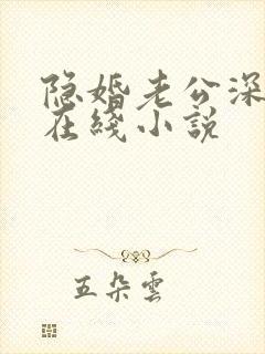 隐婚老公深夜来在线小说