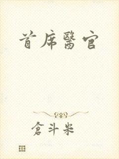 首席医官封面