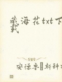 藏海花txt下载