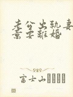 老公出轨妻子执意要离婚