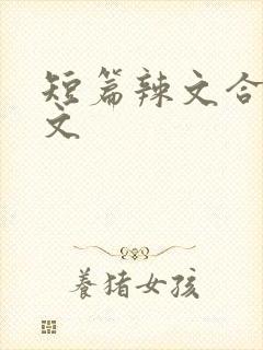 短篇辣文合集h文