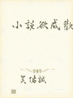 小说欲成欢