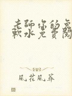 老师你的兔子好软水免费阅读