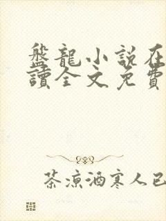 盘龙小说在线阅读全文免费无弹窗