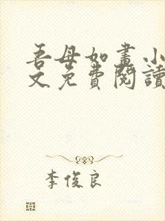 吾母如画小说全文免费阅读