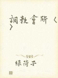 调教会所〈高h〉封面