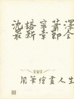 沈榕宁萧泽小说最新章节全文阅读