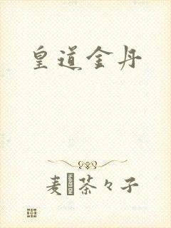 皇道金丹封面