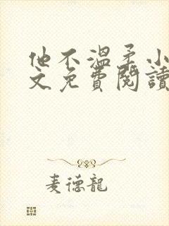 他不温柔小说全文免费阅读无弹窗