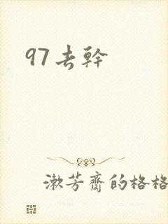 97去干封面