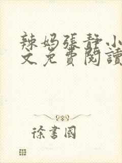 辣妈张静小说全文免费阅读最新章节封面