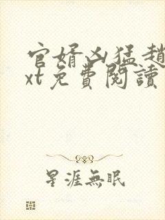 官婿凶猛赵阳txt免费阅读