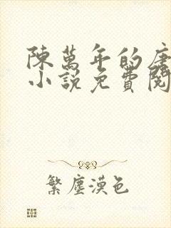 陈万年的唐嫣然小说免费阅读最新章节更新封面