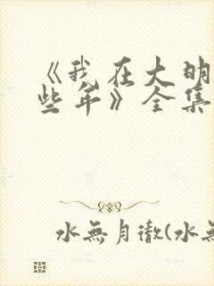《我在大明的那些年》全集免费观看